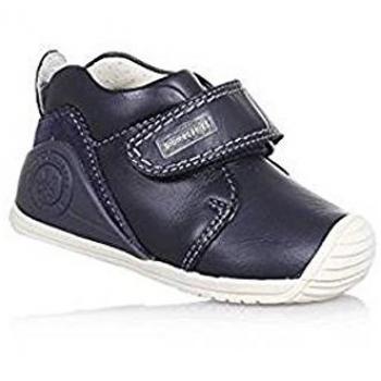 Biomecanics - Zapatos Primeros Pasos de Piel Lisa para niño Azul Azul 24 EU
