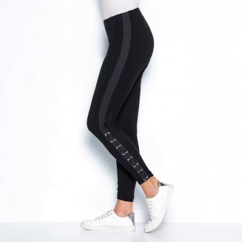 VENCA Legging Cintura elástica by Vencastyle,Negro,XXL