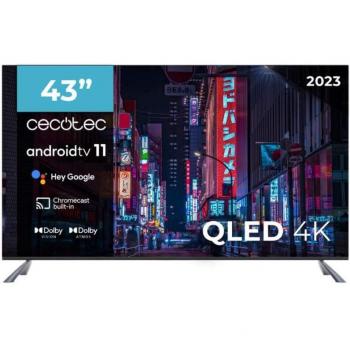 Cecotec VQU20043 43 Smart TV 4K UHD QLED Android 11 Negro
