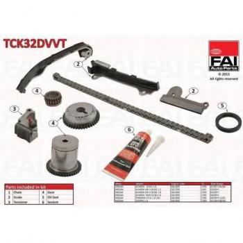 Kit de cadena de distribución FAI TCK32DVVT con tecnología DVVT