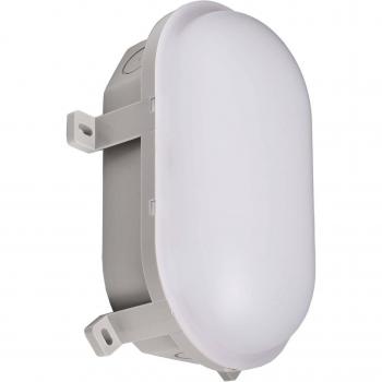 Lámpara LED Sotano Resistente a la Humedad, Gris, Interruptor DIP, 4.5/7.5 W, 3000/4000 K, IP54