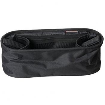 Apramo - Bolsa de almacenamiento para cochecito de bebé, color negro