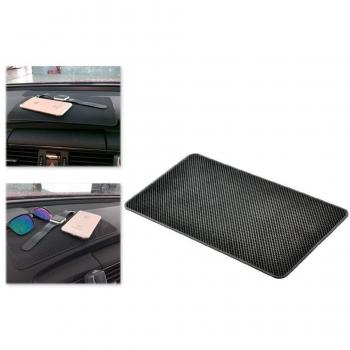 daorier coche antideslizante alfombrillas Auto Antideslizante grandes silicona antideslizante Mat Car salpicadero Sticky Pad para Mobile phones Glasses Keys Coins Negro 1 pieza