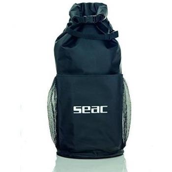 SEAC 0920017 Bolsa de Diseño Italiano, Unisex Adulto, Negro, L