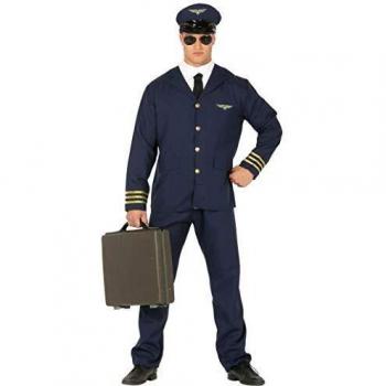 FIESTAS GUIRCA Traje de piloto del avión Comandante Adulto.