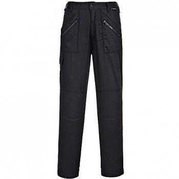Pantalón de Trabajo para Mujer Portwest S687 Acción Negro Talla M 31