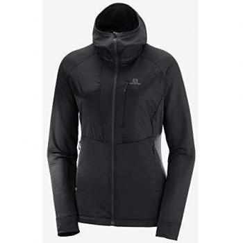 SALOMON Grid Chaqueta, Mujer, Black, m