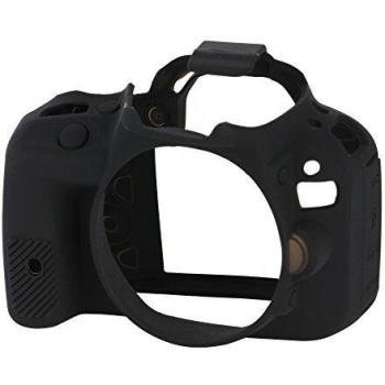 Easycover ECC100D - Funda de Silicona para Canon 100D, Color Negro
