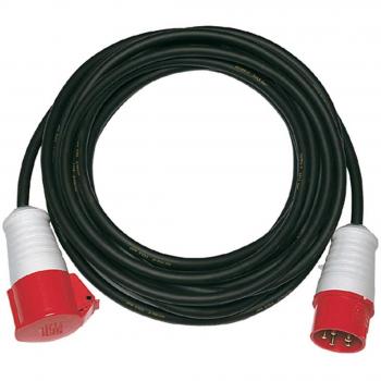 Cable de extensión REV CEE 20m IP44 - Cable de corriente exterior 11.000W, 400V, negro