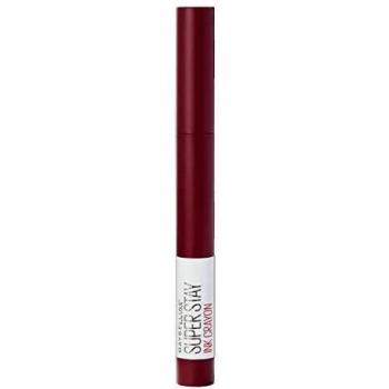 Maybelline New York - SuperStay Ink Crayon, Pintalabios Mate de Larga Duración, Tono 55 Make It Happen