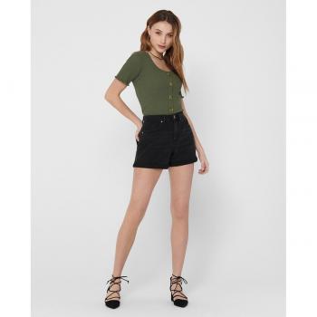 Short de mujer vaquero cintura media Only