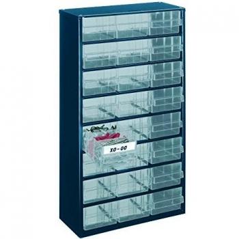 Raaco RAA137409 Almacenamiento de Piezas, Azul/Transparente