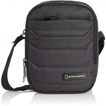 National Geographic - Cartera de mano de Lona para hombre negro negro