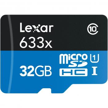 Lexar 633x - Memoria Flash de 32 GB MicroSDHC Clase 10 UHS-I