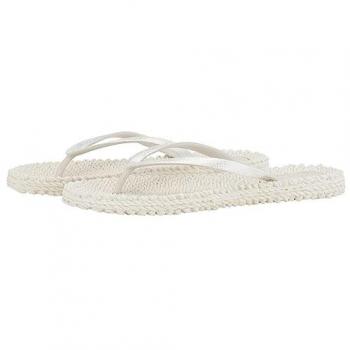 Cheerful 01 Women's Rubber Toe Post Sandals - Cream