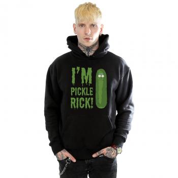 Sudadera con capucha de Rick y Morty Soy Pickle Rick para hombre, color negro, talla grande