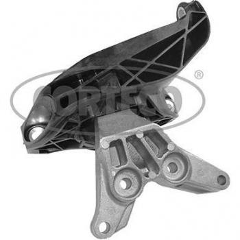 Soporte de motor CORTECO transmisión 49430123, compatible con diversas marcas y modelos, fabricado en material resistente para mayor durabilidad, diseñado para reducir vibraciones y ruido del motor, fácil instalación