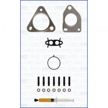 Juego de montaje, turbocompresor AJUSA JTC12098 con studs, syringe oil y juntas instrucciones de montaje