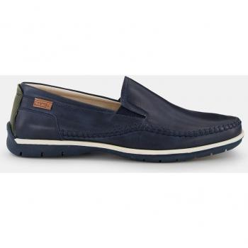 Pikolinos Mocasines Marbella de hombre en piel marrón con detalle acolchado y suela bicolor