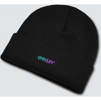 Gorro de lana Oakley B1B Gradient Patch Beanie negro