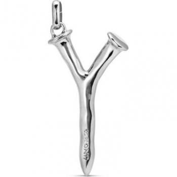 UNO de 50 - Silver Plated Y Letter Charm Pendant
