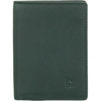 Cartera de hombre pequeña en piel de becerro napa con tarjetero y protección RFID