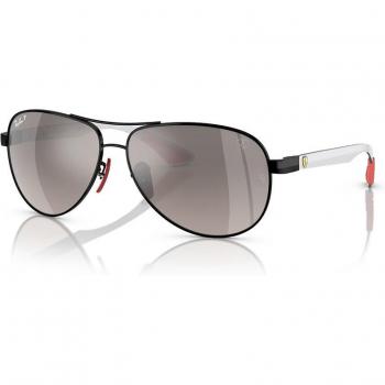 Ray-Ban RB8331M Asian Fit Polarized F0095J Men's Sunglasses Black Size 61