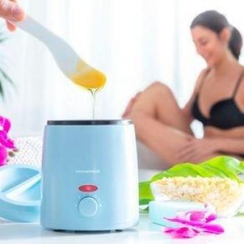 Warmex Innovagoods Electric Wax Heater for Hair Removal 40W 200ml Blue