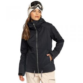 Chaqueta con capucha Roxy Meade negro profundo mujer - M