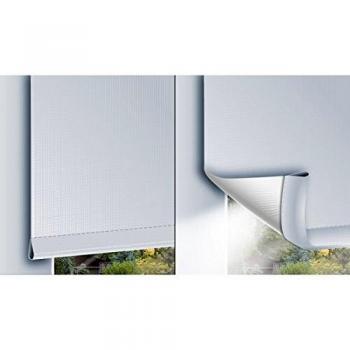 Persiana Oscurecedora Klemmfix 45 x 150 cm - Protección Solar y Privacidad, Instalación Sin Taladrar, Incluye Material de Fijación