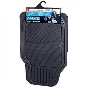 SUMEX Carat20 - Alfombra Goma Universal Carat, Color Negro, 4 Piezas