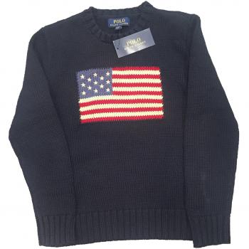 Polo Ralph Lauren Odine Girls' Children's Sweater in Navy - Size: M - Male