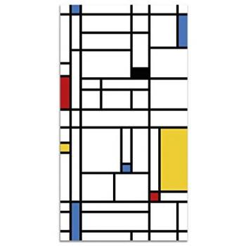 Alfombra Vinílica Mondrian 300x200 cm - Antideslizante, Antihongos e Ignífuga para Cocina y Salón