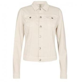 Soya Concept Erna 2 Women's Denim Jacket - Beige - Large