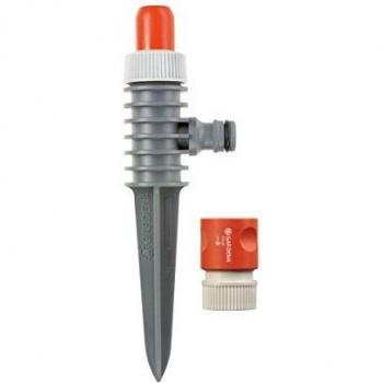 Aspersor Clásico Gardena 00969-20 con Rápido Conector, Alcance hasta 80 m², Nebulización Fina para Riego Suave