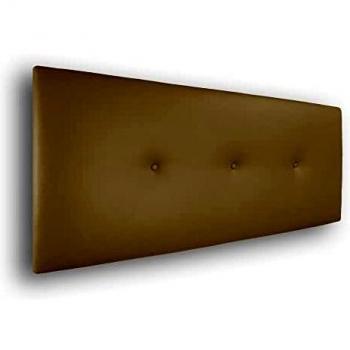 Silcar Home - Cabecero de Cama Tapizado en Polipiel con Hilera de Botones, Modelo Silvi