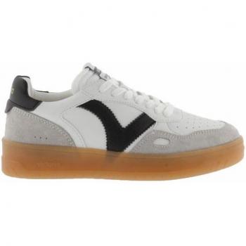 Zapatillas deportivas Victoria Seúl efecto piel para mujer en color blanco