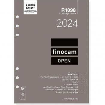 Recambio Finocam Open 2024 R1098 1000 Día Página 155x215 mm