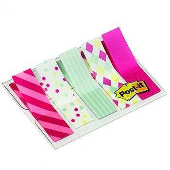 Post-it Index 684-CAN5-EU - Pack de 5 x 20 marcadores de media pulgada decorados