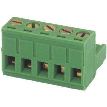 Regleta de conexión hembra para circuito impreso 4 Contactos Color Verde Electro DH 10.880/F/4