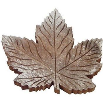Générique 1721b hoja de arce-Salvamanteles de madera 19 x 2 x 21 cm