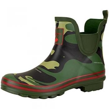 Evercreatures Women's Rain Boot Ankle Boots Meadow Wellies Garden Boot UK Brand Camo Size: 5 UK