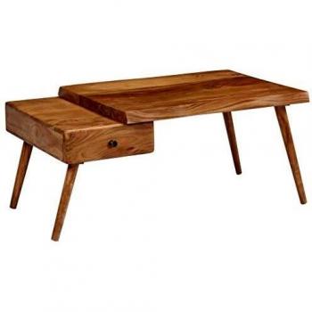 vidaXL Acacia Mesa Centro Madera 100x60x45 cm Mesilla Café Té Mueble Auxiliar