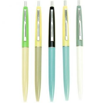 Kikkerland Retro Pens Set de 5 Boligrafos