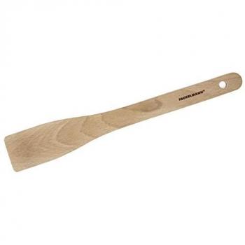 Paleta Espátula de Madera de Haya sin Ranuras para Freír o Asar a la Plancha - 30x4cm