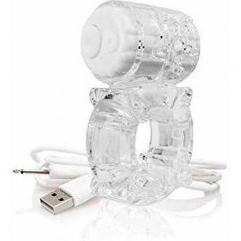 Screaming O Charged The Big O Rechargeable Vibrating Cock Ring, Clear