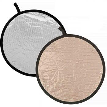 Manfrotto LLLR3828 - Reflector de 95 cm, Sunlite/Plata Suave