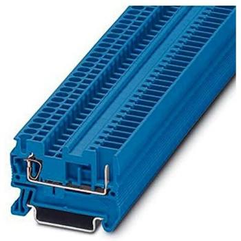 Bornes terminales pasantes Phoenix Contact ST 2,5/1P Azul 50 piezas, 2 conexiones, sección nominal de 2.5 mm²