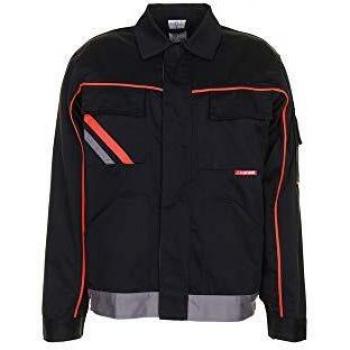 Planam 2481050 - Chaqueta bund visline v2, tamaño 50, negro/naranja/zinc