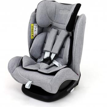 Asalvo - Silla de coche grupo 1 2 3 L Fix, Color Gris